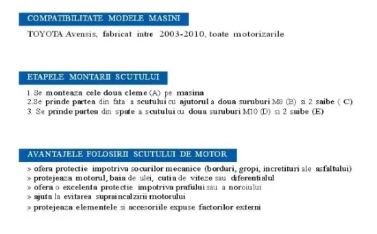 Motor-/Unterfahrschutz vorne MTR MT018 Bild Motor-/Unterfahrschutz vorne MTR MT018