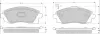 Bremsbelagsatz, Scheibenbremse Vorderachse MTR MT544