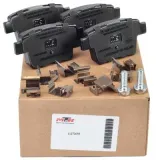 Bremsbelagsatz, Scheibenbremse Hinterachse MTR MT603