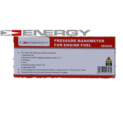 Prüfgerät, Kraftstoffsystemdruck ENERGY NE00064 Bild Prüfgerät, Kraftstoffsystemdruck ENERGY NE00064