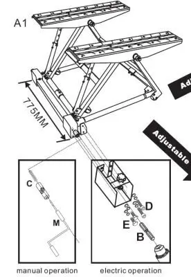 Hebebühne ENERGY NE00655 Bild Hebebühne ENERGY NE00655