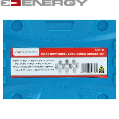 Lösewerkzeugsatz, Felgenschloss ENERGY NE00715 Bild Lösewerkzeugsatz, Felgenschloss ENERGY NE00715