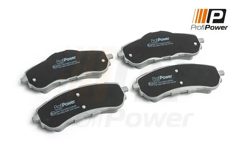 Bremsbelagsatz, Scheibenbremse Vorderachse ProfiPower 1B1221