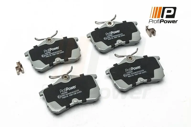 Bremsbelagsatz, Scheibenbremse Hinterachse ProfiPower 1B2066