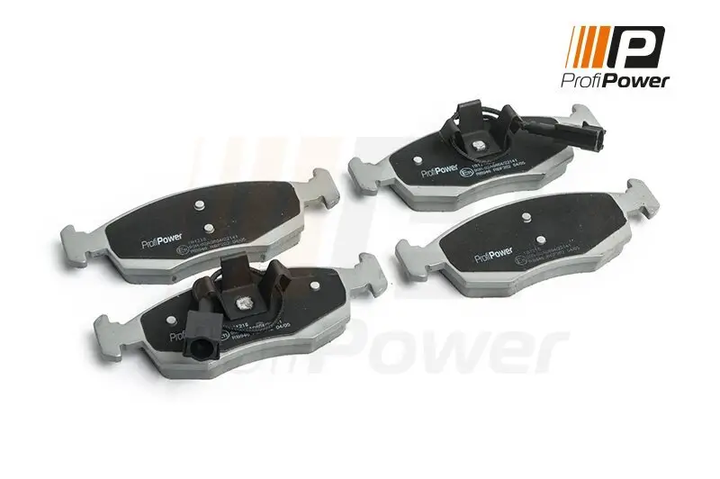 Bremsbelagsatz, Scheibenbremse Vorderachse ProfiPower 1B1218