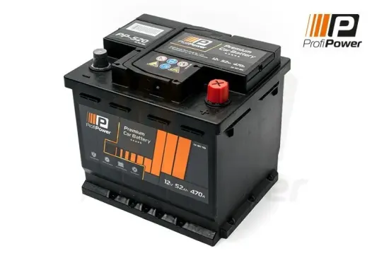 Starterbatterie 12 V 52 Ah ProfiPower PP-520 Bild Starterbatterie 12 V 52 Ah ProfiPower PP-520