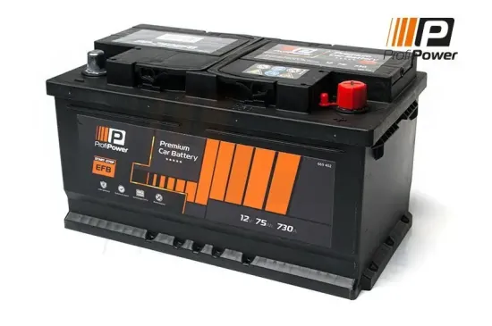 Starterbatterie 12 V 75 Ah ProfiPower PP-750 EFB Bild Starterbatterie 12 V 75 Ah ProfiPower PP-750 EFB