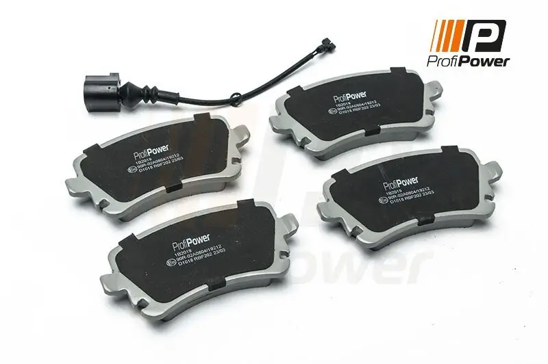 Bremsbelagsatz, Scheibenbremse Hinterachse ProfiPower 1B2019