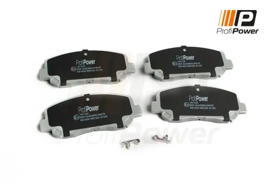 Bremsbelagsatz, Scheibenbremse Vorderachse ProfiPower 1B1226 Bild Bremsbelagsatz, Scheibenbremse Vorderachse ProfiPower 1B1226