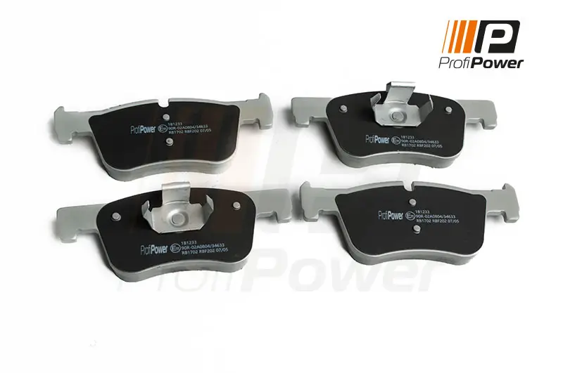 Bremsbelagsatz, Scheibenbremse ProfiPower 1B1233