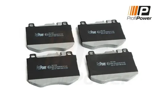 Bremsbelagsatz, Scheibenbremse Vorderachse ProfiPower 1B1238 Bild Bremsbelagsatz, Scheibenbremse Vorderachse ProfiPower 1B1238