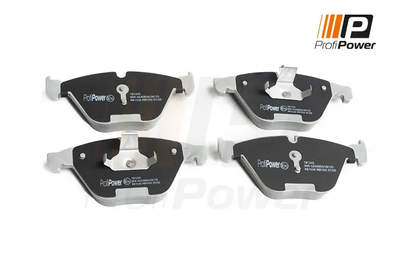 Bremsbelagsatz, Scheibenbremse Vorderachse ProfiPower 1B1245