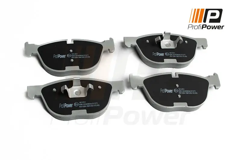 Bremsbelagsatz, Scheibenbremse Vorderachse ProfiPower 1B1251