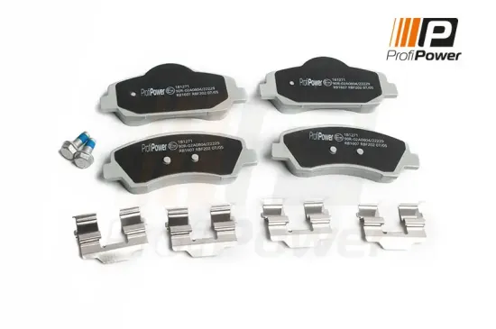 Bremsbelagsatz, Scheibenbremse Vorderachse ProfiPower 1B1271 Bild Bremsbelagsatz, Scheibenbremse Vorderachse ProfiPower 1B1271