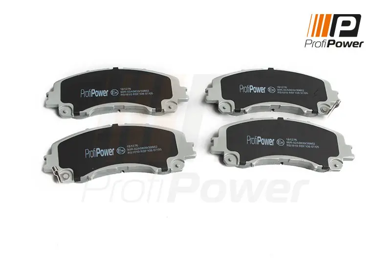 Bremsbelagsatz, Scheibenbremse Vorderachse ProfiPower 1B1276