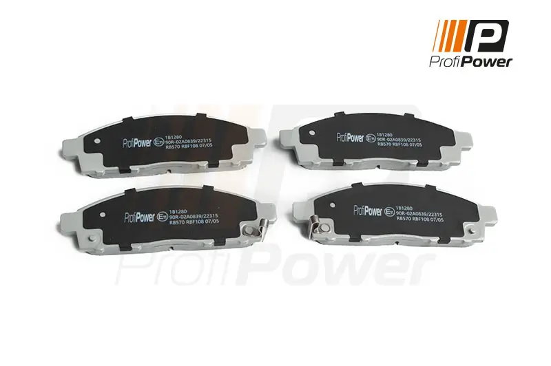 Bremsbelagsatz, Scheibenbremse Vorderachse ProfiPower 1B1280