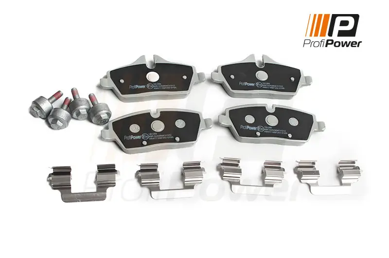 Bremsbelagsatz, Scheibenbremse Vorderachse ProfiPower 1B1285