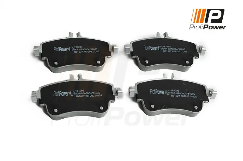 Bremsbelagsatz, Scheibenbremse Vorderachse ProfiPower 1B1293