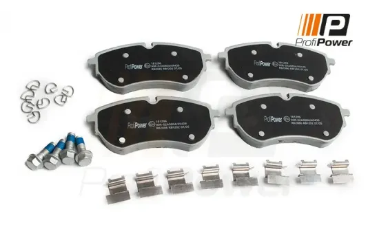 Bremsbelagsatz, Scheibenbremse Vorderachse ProfiPower 1B1296 Bild Bremsbelagsatz, Scheibenbremse Vorderachse ProfiPower 1B1296