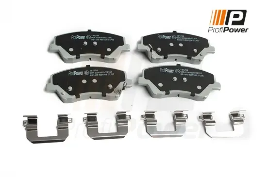 Bremsbelagsatz, Scheibenbremse Vorderachse ProfiPower 1B1299 Bild Bremsbelagsatz, Scheibenbremse Vorderachse ProfiPower 1B1299