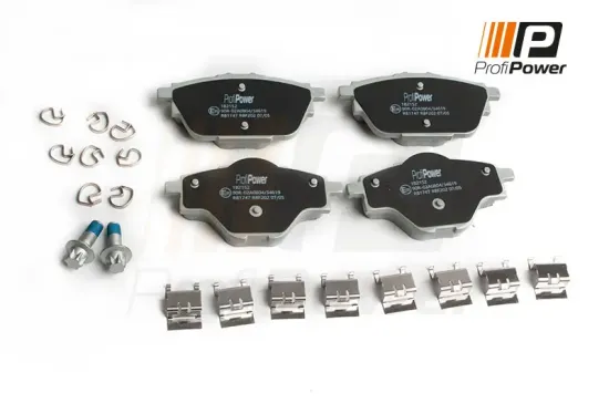 Bremsbelagsatz, Scheibenbremse Hinterachse ProfiPower 1B2152 Bild Bremsbelagsatz, Scheibenbremse Hinterachse ProfiPower 1B2152