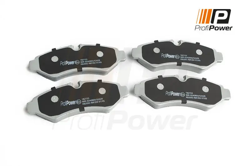 Bremsbelagsatz, Scheibenbremse Hinterachse ProfiPower 1B2153