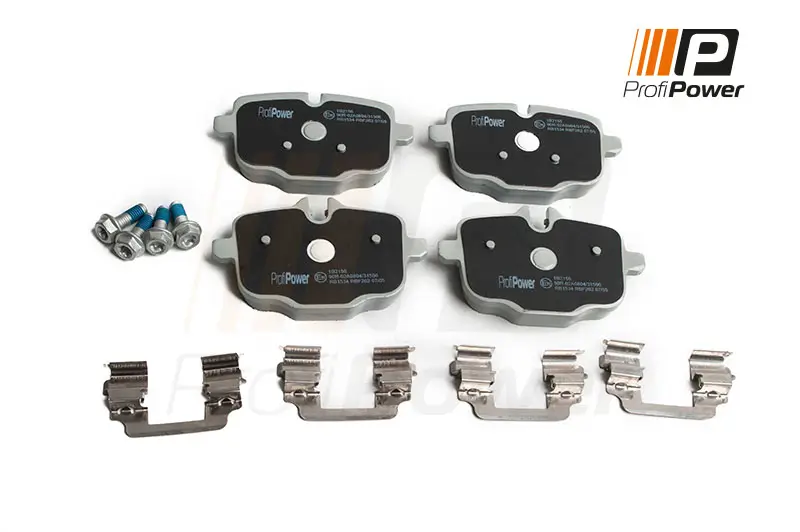 Bremsbelagsatz, Scheibenbremse Hinterachse ProfiPower 1B2156