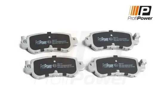 Bremsbelagsatz, Scheibenbremse Hinterachse ProfiPower 1B2157 Bild Bremsbelagsatz, Scheibenbremse Hinterachse ProfiPower 1B2157