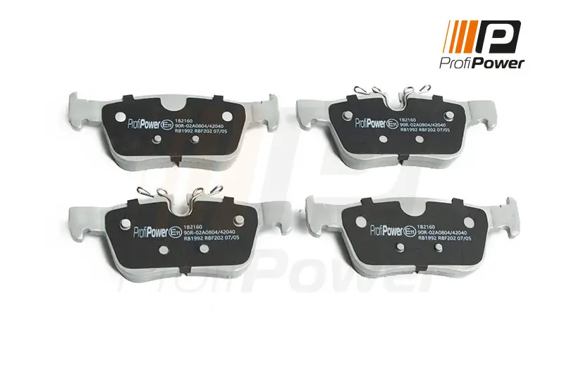 Bremsbelagsatz, Scheibenbremse Hinterachse ProfiPower 1B2160