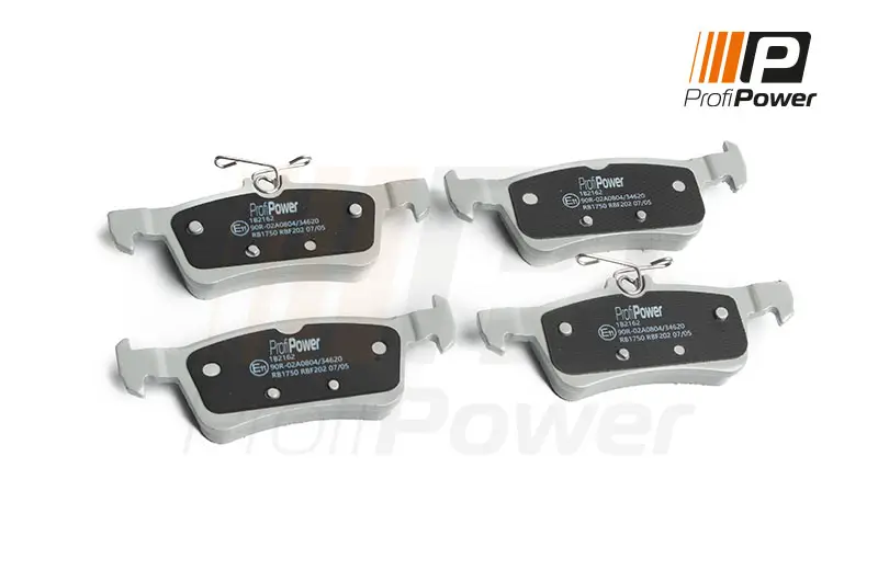 Bremsbelagsatz, Scheibenbremse Hinterachse ProfiPower 1B2162