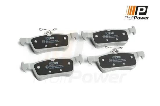 Bremsbelagsatz, Scheibenbremse Hinterachse ProfiPower 1B2162 Bild Bremsbelagsatz, Scheibenbremse Hinterachse ProfiPower 1B2162