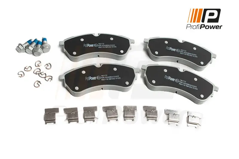 Bremsbelagsatz, Scheibenbremse ProfiPower 1B2172