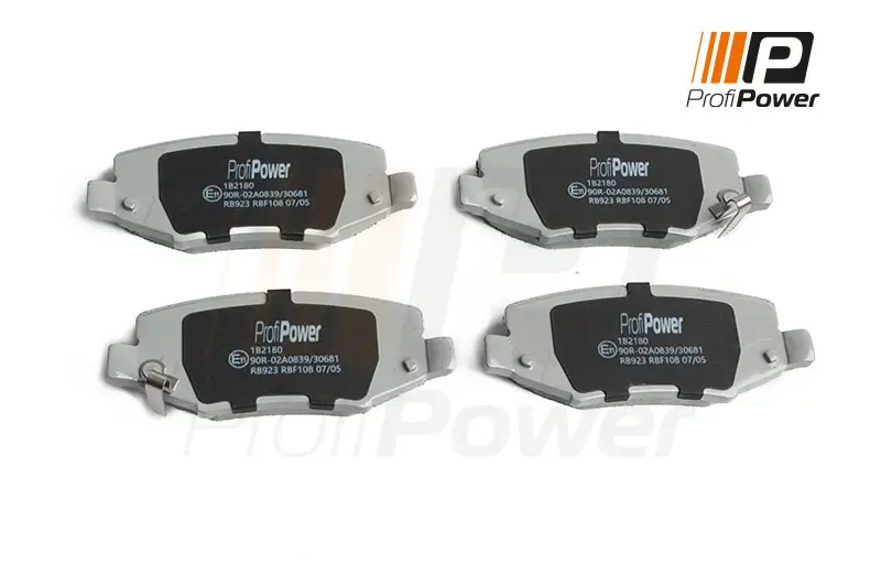 Bremsbelagsatz, Scheibenbremse Hinterachse ProfiPower 1B2180