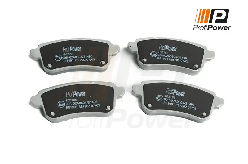 Bremsbelagsatz, Scheibenbremse Hinterachse ProfiPower 1B2186