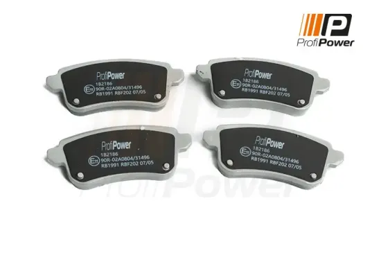 Bremsbelagsatz, Scheibenbremse Hinterachse ProfiPower 1B2186 Bild Bremsbelagsatz, Scheibenbremse Hinterachse ProfiPower 1B2186