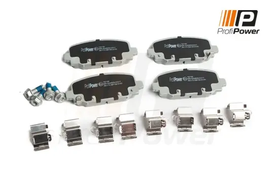 Bremsbelagsatz, Scheibenbremse Hinterachse ProfiPower 1B2188 Bild Bremsbelagsatz, Scheibenbremse Hinterachse ProfiPower 1B2188