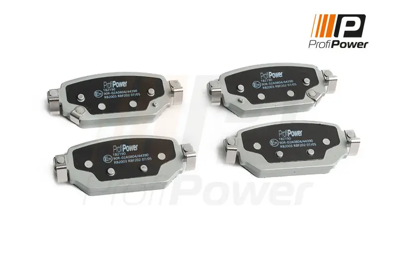 Bremsbelagsatz, Scheibenbremse Hinterachse ProfiPower 1B2190