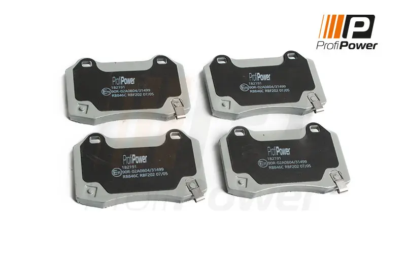 Bremsbelagsatz, Scheibenbremse Hinterachse ProfiPower 1B2191