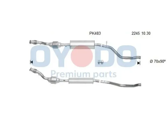 Katalysator Oyodo 10N0125-OYO Bild Katalysator Oyodo 10N0125-OYO