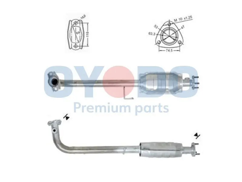 Katalysator Oyodo 10N0048-OYO