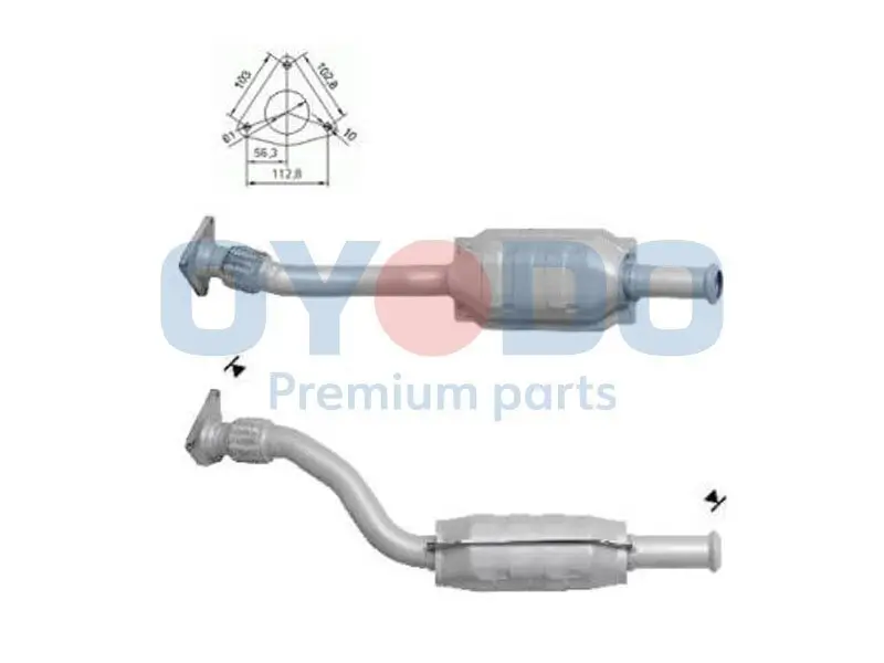 Katalysator Oyodo 20N0051-OYO