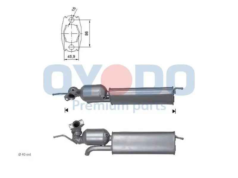 Katalysator Oyodo 10N0015-OYO