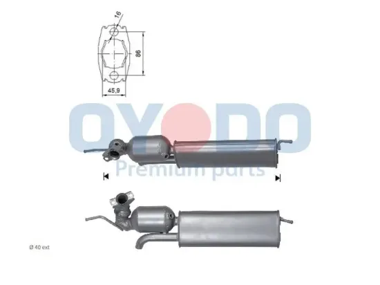 Katalysator Oyodo 10N0015-OYO Bild Katalysator Oyodo 10N0015-OYO