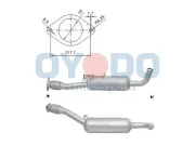 Ruß-/Partikelfilter, Abgasanlage Oyodo 20N0033-OYO