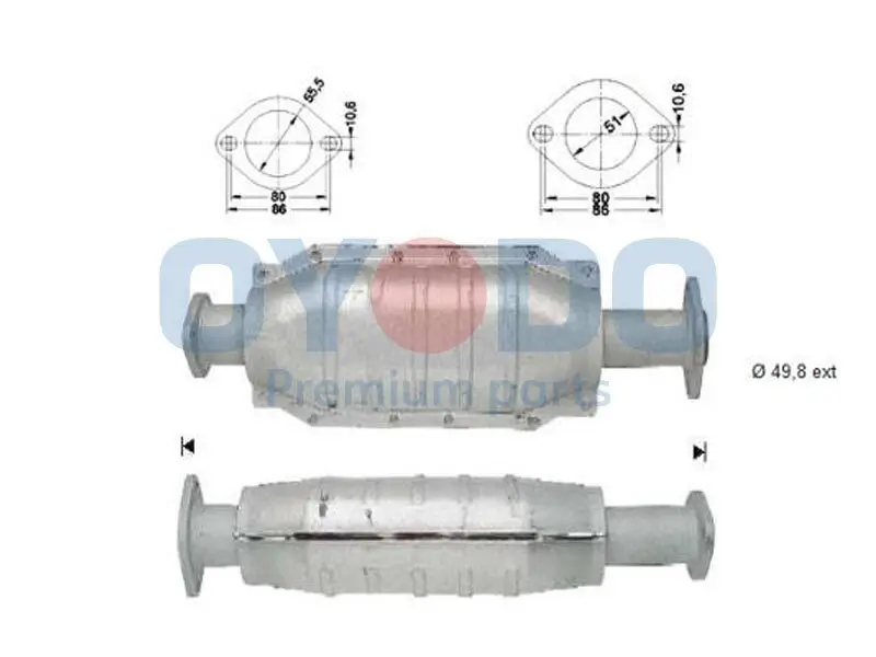 Katalysator Oyodo 10N0136-OYO