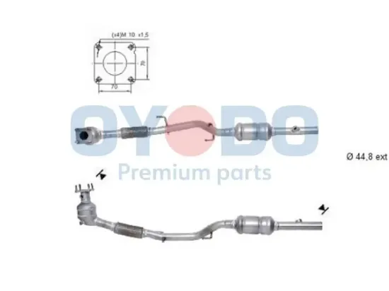 Katalysator Oyodo 10N0090-OYO Bild Katalysator Oyodo 10N0090-OYO