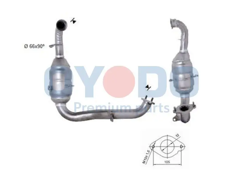 Katalysator Oyodo 20N0055-OYO
