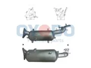 Ruß-/Partikelfilter, Abgasanlage Oyodo 20N0149-OYO