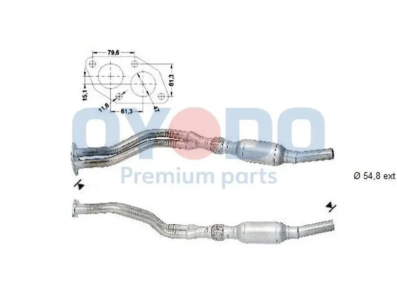 Katalysator Oyodo 10N0060-OYO