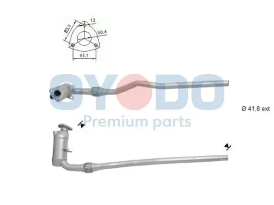 Katalysator Oyodo 10N0087-OYO Bild Katalysator Oyodo 10N0087-OYO